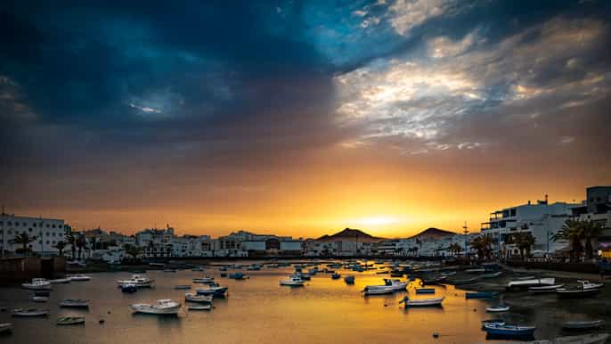 lanzarote fototour bei sonnenuntergang