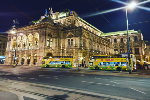 Wien: Panoramisk natttur med buss