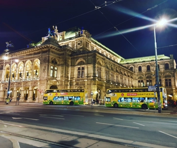 Viena: Tour nocturno panorámico en autobús