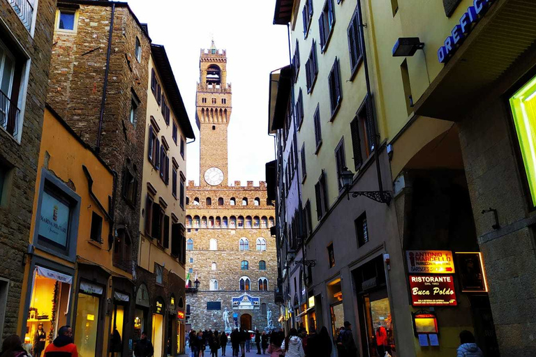 Da Roma: Arte e shopping a Firenze, tour di un giorno intero in trenoTour privato in lingua inglese