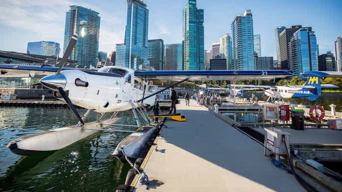vancouver combinación de hidroavión y puente colgante capilano