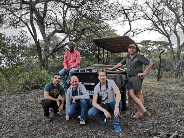 From Durban: Wildlife Lovers Big 5 Safari at 2 Game Reserves