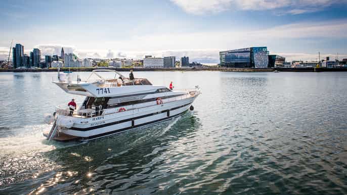 reykjavik northern lights luxury yacht cruise