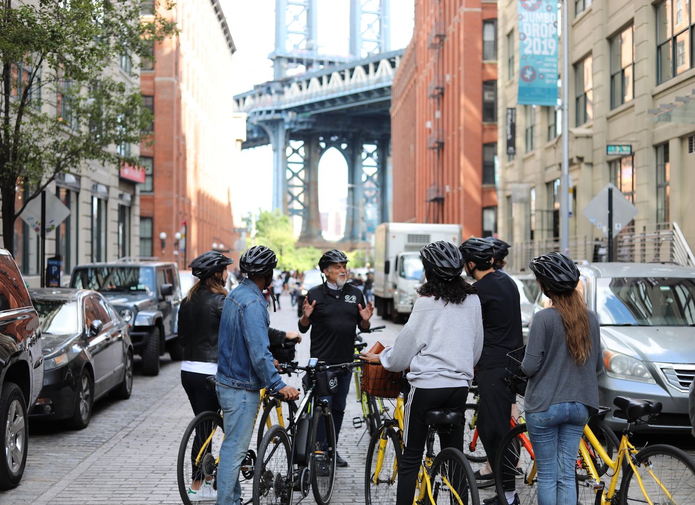 Fra Manhattan: 2-timers cykeltur over Brooklyn Bridge