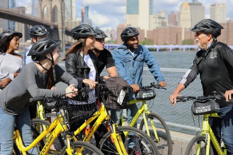 Fra Manhattan: 2-timers Brooklyn Bridge cykeltur