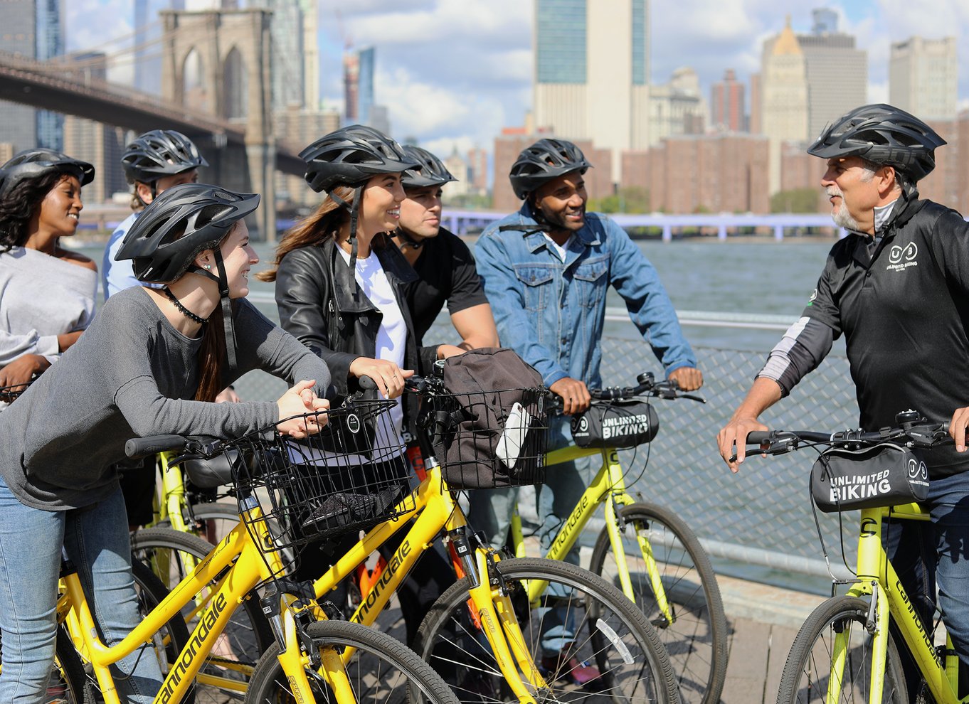 Fra Manhattan: 2-timers cykeltur over Brooklyn Bridge