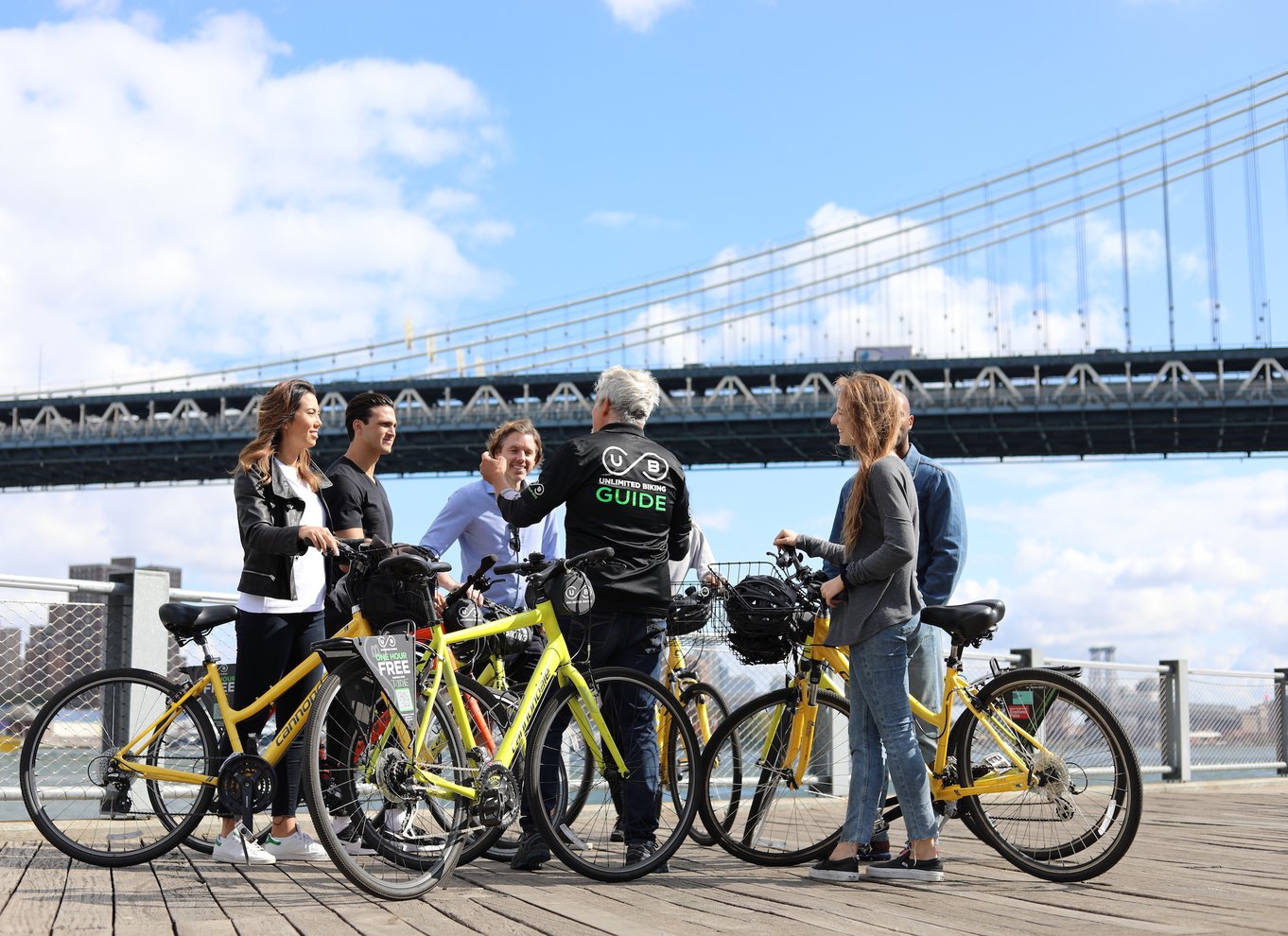 Fra Manhattan: 2-timers cykeltur over Brooklyn Bridge