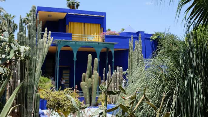 marrakech jardins majorelle menara promenade en calèche