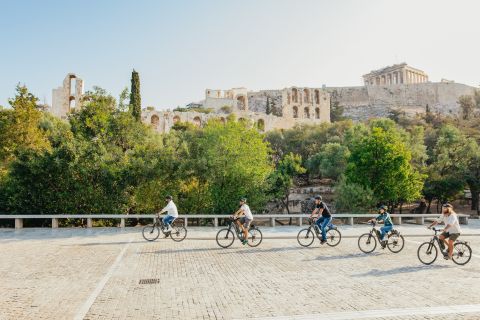 Athene: hoogtepunten elektrische fietstour door de oude stad