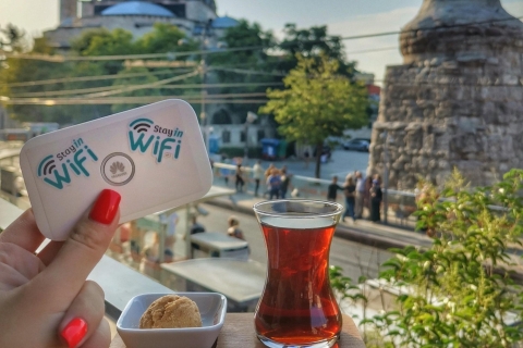 Turkije: onbeperkte 4.5G wifi-apparatuur en luchthavenlevering1 maand onbeperkt Pocket WiFi & All Over Turkey