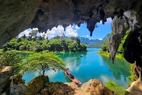 Khao Sok: Private Longtail Boat Tour at Cheow Lan LakeOption 2: 4-Hour Tour with Hotel Pickup and Drop-Off