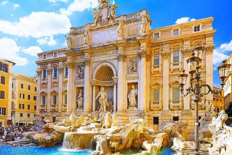 Roma: Tour a piedi serale con degustazione inclusa in un piccolo gruppoTour per piccoli gruppi in inglese