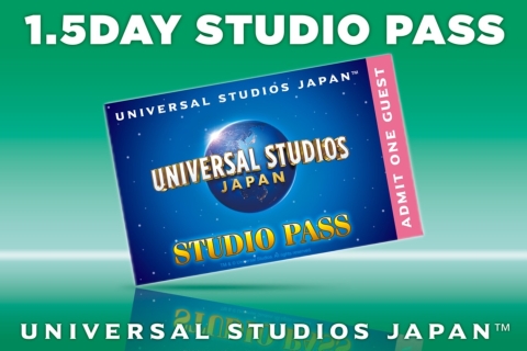 Osaka: Universal Studios Japan E-Ticket2 Dagen Ticket Middenprijs