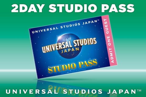 Osaka: Universal Studios Japan E-Ticket1 Tage Pass Mittlerer Preis