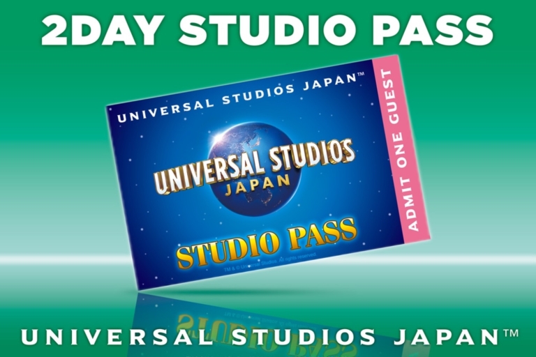 Osaka: Universal Studios Japan E-Ticket1,5 Dagen Pas Middenprijs