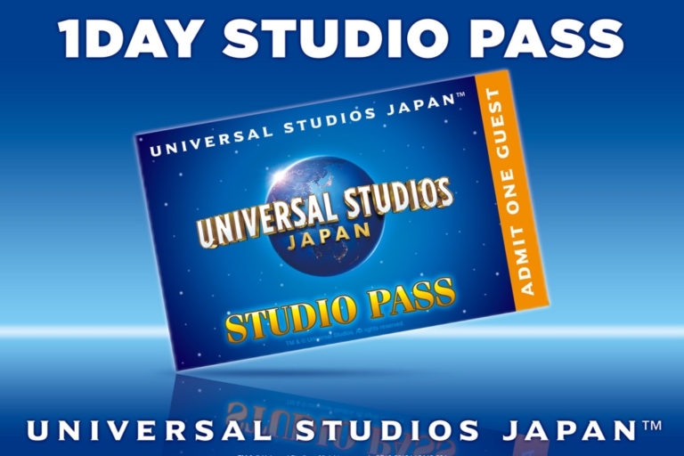 Osaka: Universal Studios Japan E-Ticket1 Tage Pass Mittlerer Preis