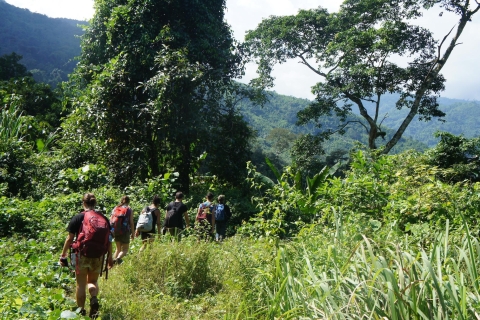 Vang Vieng : visite d'une journée de trekking privé dans la jungle et les grottesVang Vieng : randonnée privée d'une journée dans la jungle et les grottes
