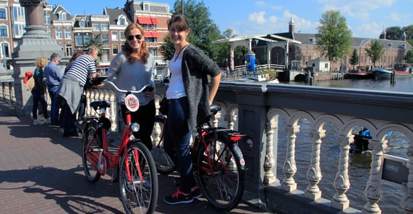 Amsterdam: 3-stündiger oder ganztägiger Fahrradverleih mit Schloss