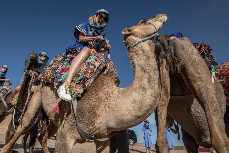 Marrakesch: Agafay-Wüste & Oase - Kamelritt mit SnackTour mit Abholung und Rücktransfer an Ihrem Hotel / Riad