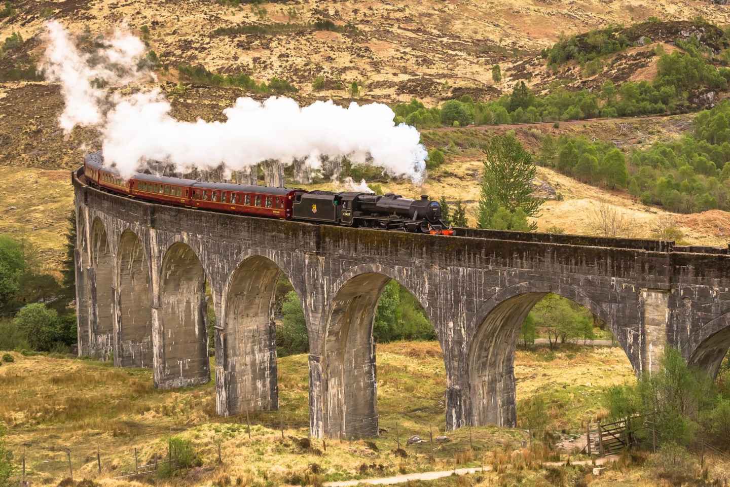Ab Inverness: Jacobite-Steam-Train-Fahrt und Highlands-Tour