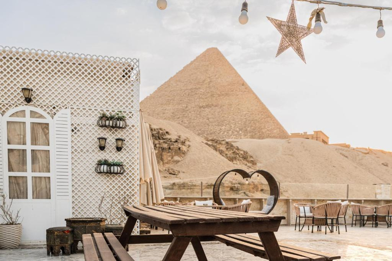 Giza: Private Half-Day Pyramids with Lunch at Villa Khufu