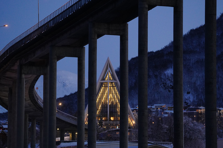 Tromsø: crucero culinario de la aurora boreal en catamarán eléctrico