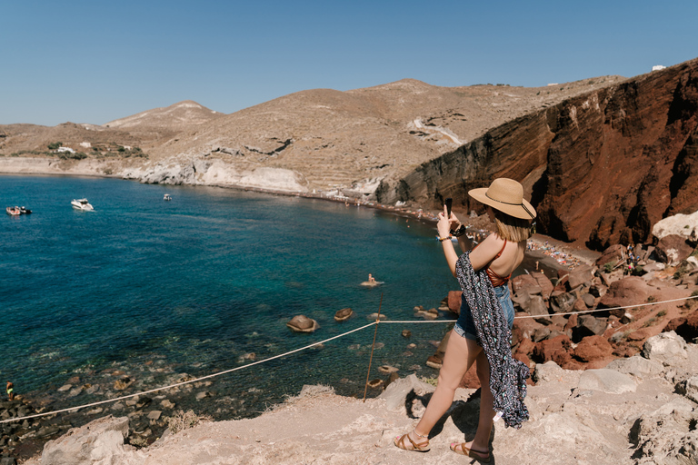 Akrotiri-Ausgrabungen & Roter Strand: Archäologische Bustour