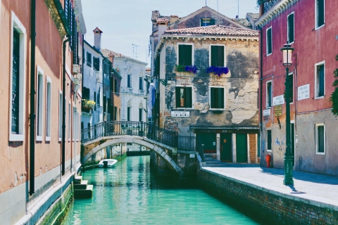 Venetië: 1,5 uur durende wandelingVenetië: 1,5 uur durende wandeltocht in het Frans