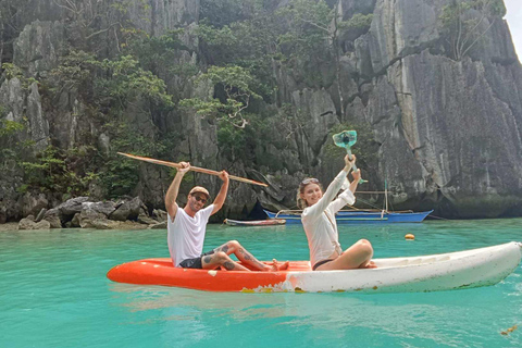 El Nido: Tour D met Cadlao Lagoon, Paradise Beach &amp; meer