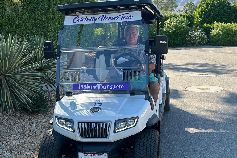 Palm Springs: Celebrity Homes Guided Electric Cart Tour Explore Palm Springs Celebrity Homes in Style