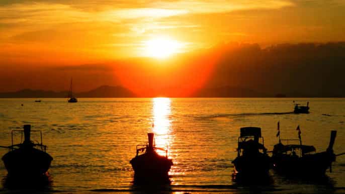 krabi hong island sunset tour and bbq dinner
