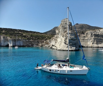 From Milos: Guided Day Cruise to Kleftiko With Lunch