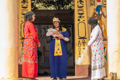 Giza: tour di mezza giornata del villaggio faraonico con prelievo dall'hotel