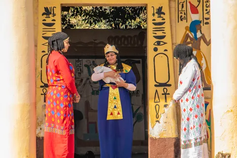 Gizeh : visite d'une demi-journée du village pharaonique avec prise en charge à l'hôtel