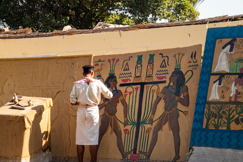 Cairo: Private Pharaonic Village Tour With Tansfer and Lunch Tour With Tickets and Lunch