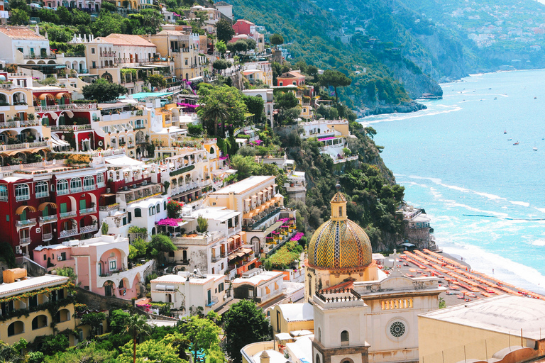 Von Rom: Tagesausflug nach Pompeji, Positano und Amalfi