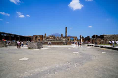 From Positano: Skip-the-Line Pompeii and Mount Vesuvius Tour