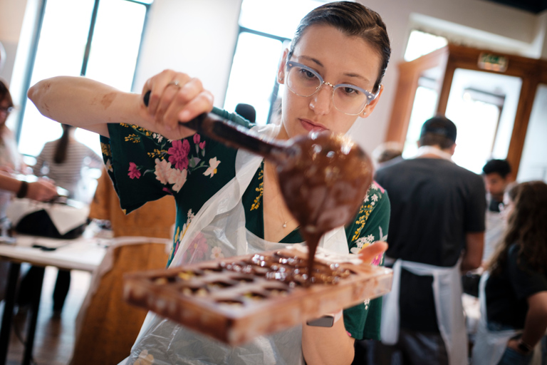 Bruxelles : atelier de fabrication de chocolats