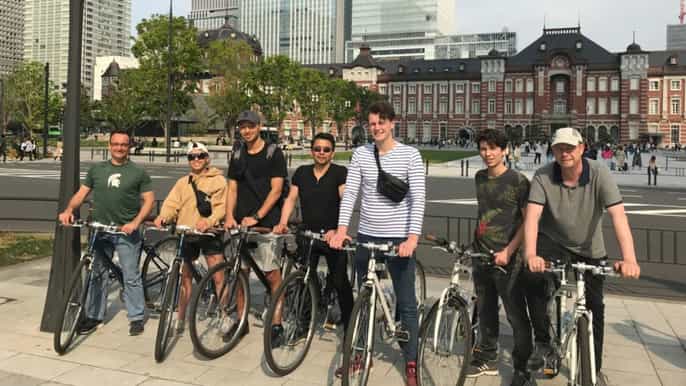 tokyo 5hour historical cycling tour with lunch