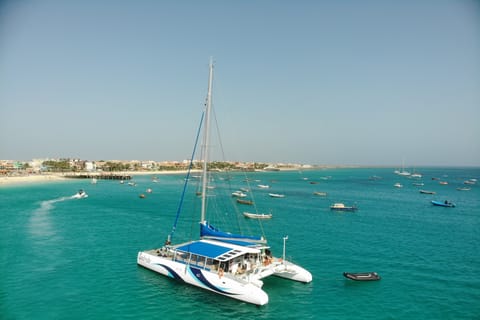 Sal: All-Inclusive Half-Day Lounge Catamaran Cruise