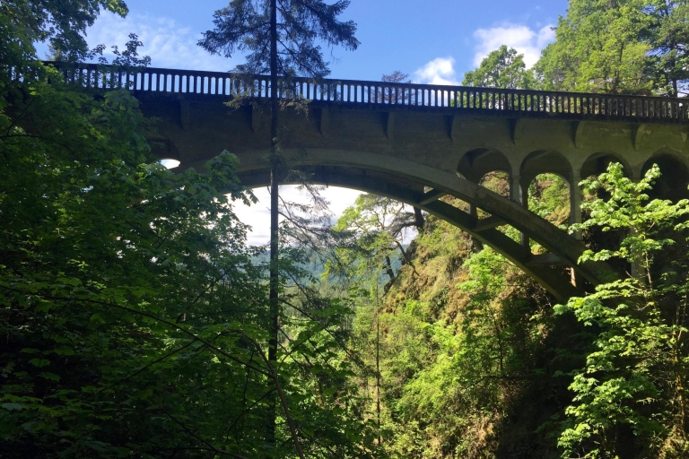De Portland: randonnée dans les gorges de Columbia et déjeuner dans une cave