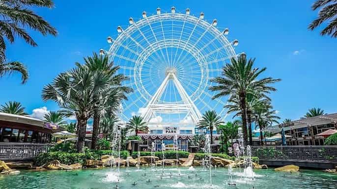 orlando the wheel at icon park observation wheel + options