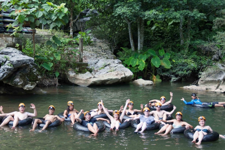 Halbtagestour auf dem Nam Song Fluss mit Kajak und Zipline oder Tham NoneKajakfahren für einen halben Tag und Zipline