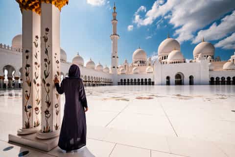 Fra Dubai: Kulturell Abu Dhabi City Tour