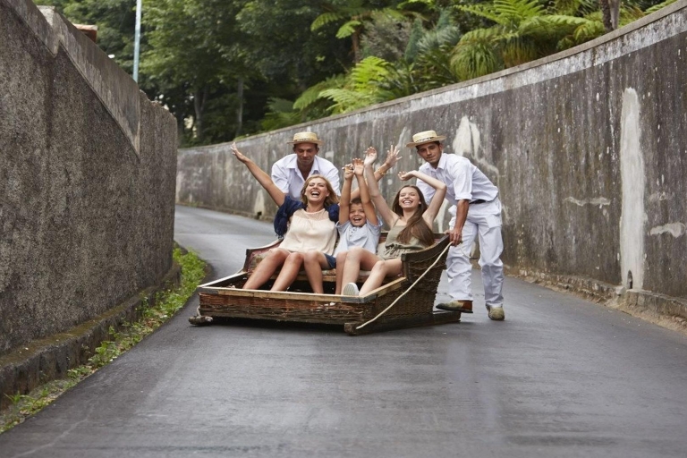 Madeira: Monte Sightseeing Tour & Toboggan Sled Ride Tour with Funchal Pickup