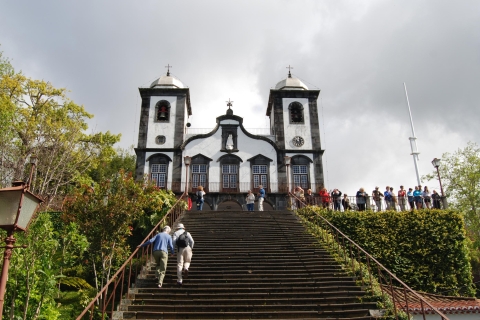 Madeira: Monte Sightseeing Tour & Toboggan Sled Ride Tour with Funchal Port Meeting Point