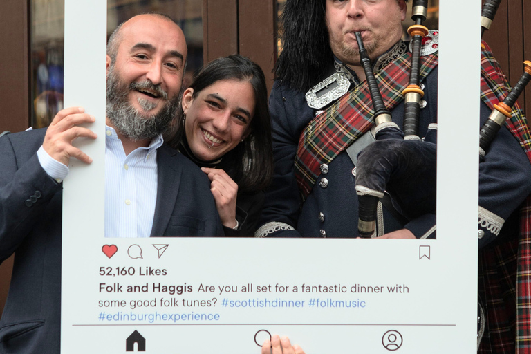 Edimburgo: Cena scozzese e musica popolare