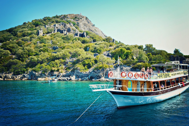 Oludeniz: visite de la vallée des papillons et croisière sur l'île Saint-Nicolas