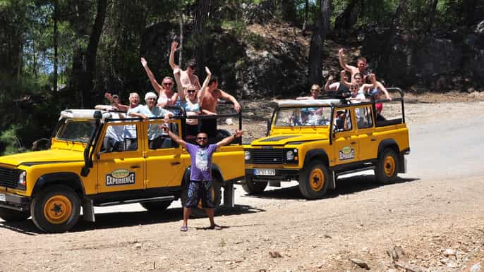 from fethiye jeep safari to saklikent gorge with lunch