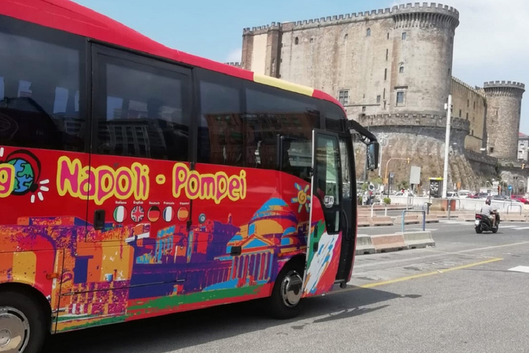 Nápoles: ônibus de ida e volta para PompéiaShuttle Bus para Pompeia – partida às 9h20